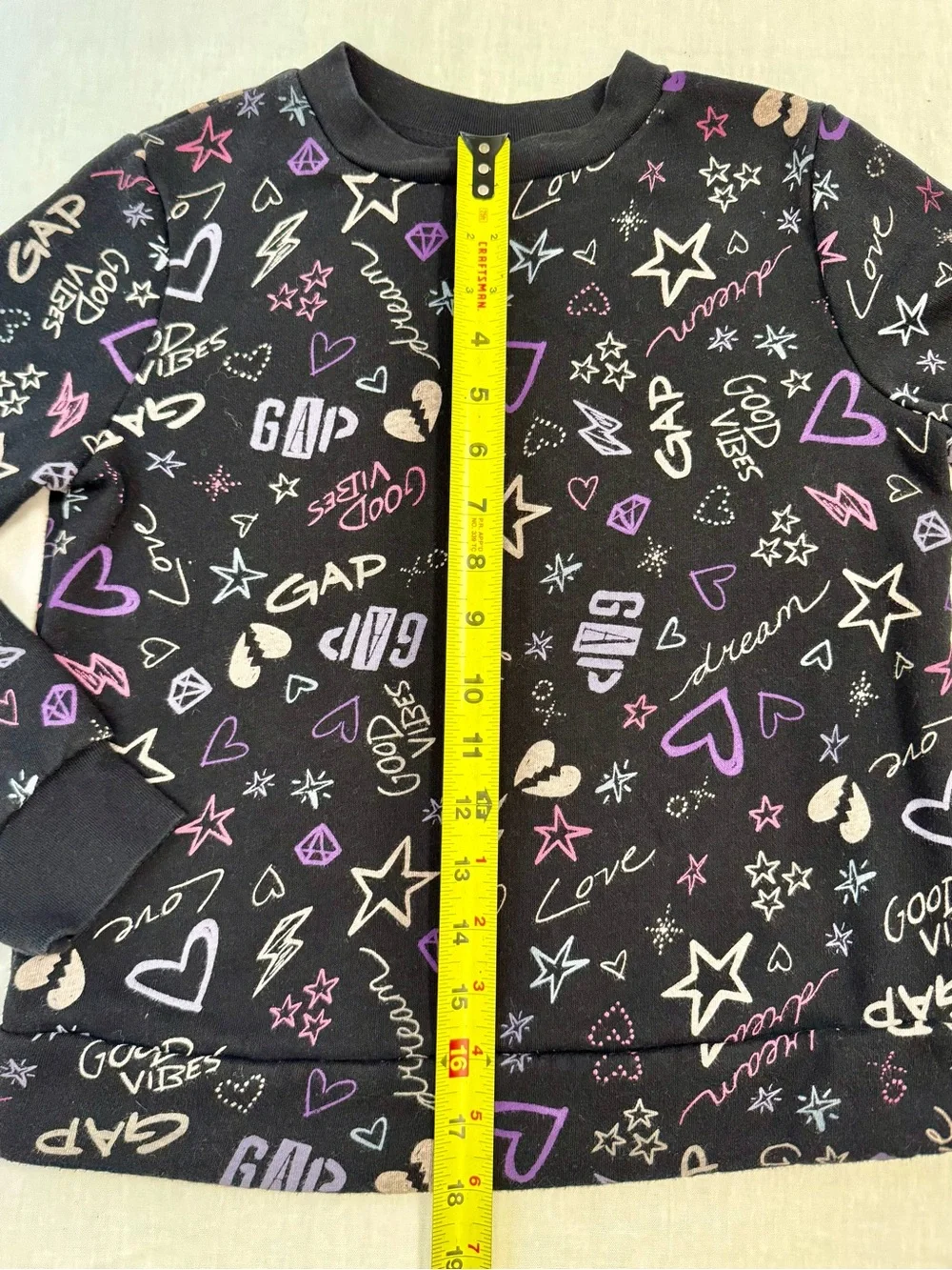 Gap Kids Girls Graphic Sweatshirt Size L 10